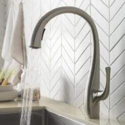 Spot Free Ansel Single-Handle Pull-Down Sprayer Kitchen Faucet In All-Brite Stainless Steel -Alliee Bath And Faucet Shop fcef9afb51ed72456a37f1887dbc5ae4 1800x1800